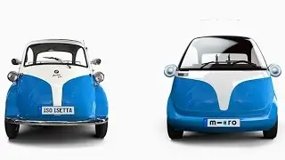 Microlino Electric Vehicle concept Inspired by Classic BMW isetta Model