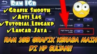 Cara mengaktifkan Mode High Frame Rate Di mobile Legends
