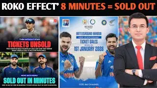 Rohit & Kohli Effect! IND vs NZ 1St ODI 2026 Tickets Sold Out in 8 Minutes