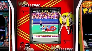 Mania Challenge/Mat Mania, Realistic Arcade Bezel using The Mega Bezel Shader