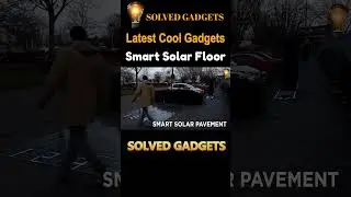 Smart Solar Floor #shorts #latestinventions #ces #technology #trendinggadgets #coolgadgets