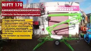 Nifty 170 Elektrische Aanhangwagenhoogwerker &ndash;MB Hoogwerkers #netherlands #leiden