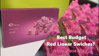 Akko CS Rose Red Switches (Unboxing + Sound Test)