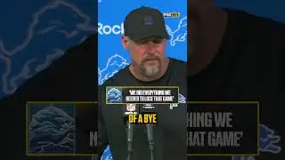 Dan Campbell takes full responsibility for Lions loss against Vikings #lions #nfl #dancampbell