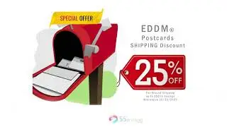 EDDM Postcards Discount Deal at 55printing.com