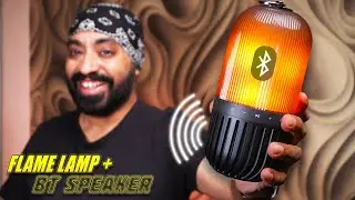 Flame Light Lamp 🔥With Built-in Bluetooth Speaker 🔊