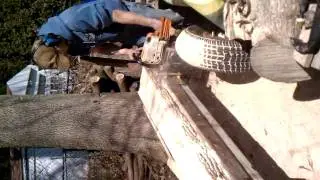 Homemade Chainsaw Mill (prototype)
