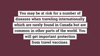 Travel Medicines and Vaccinations in Vancouver   Canadian Travel Clinics