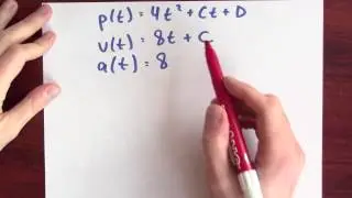 Knowing my acceleration, what is my position? - Week 10 - Lecture 11 - Mooculus