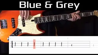 Blue & Grey (BTS) - Bass Cover WITH TABS