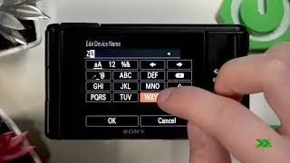 SONY ZV-1 II &ndash; How to Edit Device Name