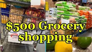 $500 GROCERY HAUL/HOUSTON, TX. USA