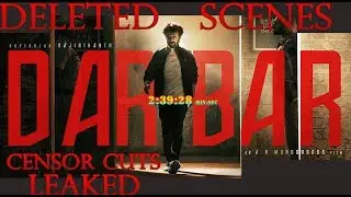 DARBAR Deleted Scenes & Censor cuts | Rajini Darbar PRE REVIEW | DARBAR Leaked Scenes | Darbar Story