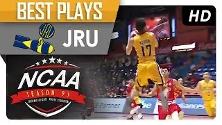 Gio Lasquety and Karl Bordon connect for the alley-oop in transition | JRU | Best Plays | NCAA 93 MB