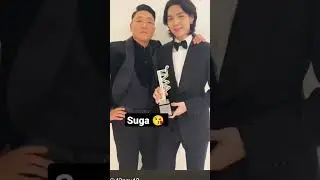 Suga & psy TMA 2022 Awards 🏆 winning that'that song.#suga #psy