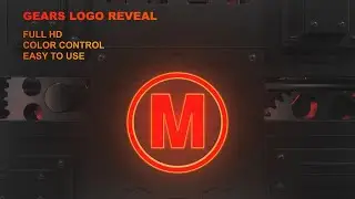 Gears Logo Reveal After Effects Templates
