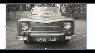 Taking a spin in my Lovely 1965 Renault 8 for the last time