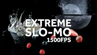 EXTREME SUPER SLOW MOTION 1500FPS Food Shoot
