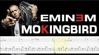 Eminem - Mockingbird (Official Bass + Drum Tabs) By Chami's Bass