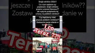 Strajk rolnik&oacute;w 2026 # #news #polska #polska