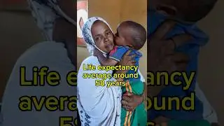 TOP 5 countries with the LOWEST life expectancy! #shorts  #africa