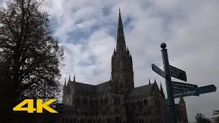 Salisbury Walk: City Centre【4K】