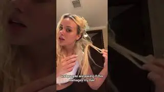 Taking out my HAIR extensions out for the FIRST TIME #hairextensions #hairstyle #tapeinhair