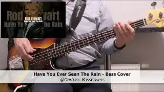 [Rod Stewart] Have You Ever Seen The Rain - Bass Cover 🎧 (with chords and tabs pdf)