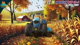 I created a Big Field - Farming Simulator 25 Riverbend Springs map gameplay 8