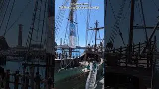 Nao Santa Maria. A full-scale replica of an iconic ship. Christopher Columbus