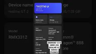 ANDROID 13 UPDATE ON REALME PHONES | #Android #Realme #update