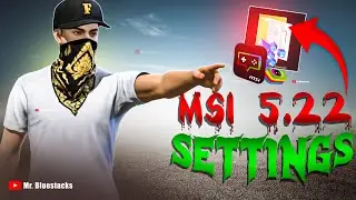 MSI 5.22 Free Fire Secret Headshot Sensi Pack 🔥 No Recoil Regedit 2025
