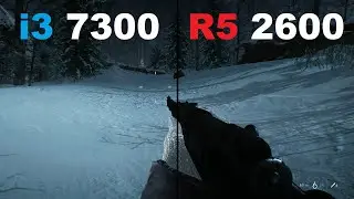 RYZEN 5 2600 vs i3 7300