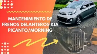 Mantenimiento de frenos delanteros al Kia Picanto.