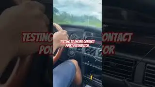 Contact point distributor 2e engine testing #automobile #diy #distributor #testing