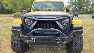 SOLD --- Baja Yellow! 2021 Wrangler Unlimited 80th Anniversary Edition (Lifted & with 35