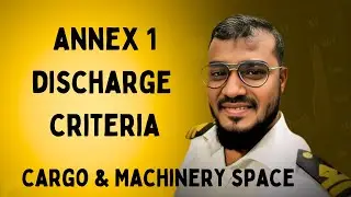 Annex 1 Tank cleaning or washing water & Machinery Space oily water discharge criteria I Sailor 360