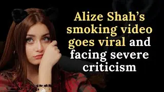 Alize Shah&rsquo;s smoking video goes viral, social media users call it marijuana cigarette