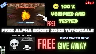 FREE ALPHA BOOST 2025 TUTORIAL = WHITE HAT INCLUDED     ALSO TIPS AND TRICKS FOR GOOD THUMBNAILS!!!!