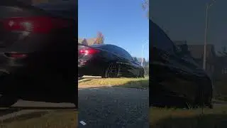 Q50 3.7 muffler delete & berk test pipes #muffler #car super loud