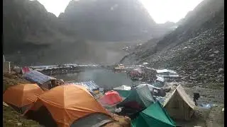 (Har Har Mahadev)Took holy bath at manimahesh dal lake