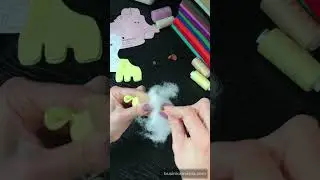 How to Make Cute Felt Giraffe Plushie With Easy Sewing Pattern 