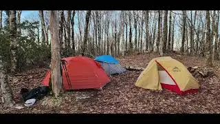 Overnight on the Appalachian Trail from Hughes Gap to Iron Mountain Gap