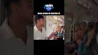 Singing in Delhi Metro🔥Shocking Girls Reactions 😻| Jhopdi K #singing #shorts #funny #pranks