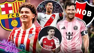 ¿Guiño de Julián al Barça? | ¡Intentarán fichar a Messi! | River sueña con CR7 |  Gunner destrozado