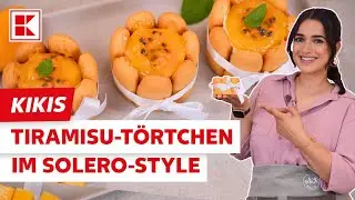 Tiramisu-T&ouml;rtchen im Solero-Style I No-Bake Rezept von Kikis Kitchen I Kaufland