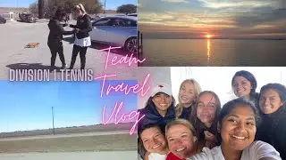 Division 1 Tennis Team travel vlog| Team bonding, food, student-athlete life| Indian student in USA