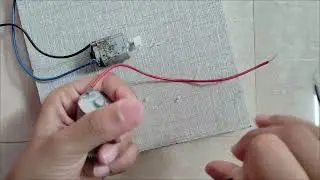 Making an electric generator at home by using DC motors