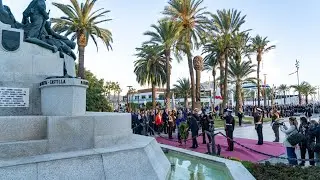 Cartagena recuerda a los héroes de Cavite y Santiago de Cuba en el centenario del monumento