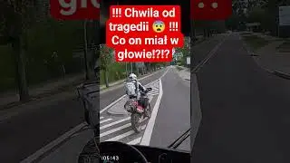 Całość nagrania drogowego pirata. #stopcham #dashcam  #busdriving #closecall #dangerousdriving #bus